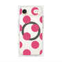 プレミアムスクエアケース with MagSafe［ シンプルドット - Pink ］