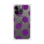 プレミアムスクエアケース with MagSafe［ シンプルドット - Purple ］
