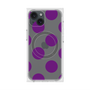 プレミアムスクエアケース with MagSafe［ シンプルドット - Purple ］