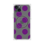 プレミアムスクエアケース with MagSafe［ シンプルドット - Purple ］