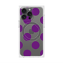 プレミアムスクエアケース with MagSafe［ シンプルドット - Purple ］
