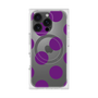 プレミアムスクエアケース with MagSafe［ シンプルドット - Purple ］