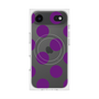 プレミアムスクエアケース with MagSafe［ シンプルドット - Purple ］