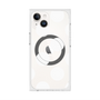 プレミアムスクエアケース with MagSafe［ シンプルドット - White ］