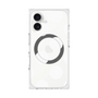 プレミアムスクエアケース with MagSafe［ シンプルドット - White ］