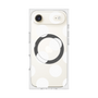 プレミアムスクエアケース with MagSafe［ シンプルドット - White ］
