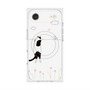 プレミアムスクエアケース with MagSafe［ 夢中に覗く三毛ねこ ］