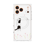 プレミアムスクエアケース with MagSafe［ 夢中に覗く三毛ねこ ］