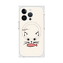 プレミアムスクエアケース with MagSafe［ 食いしん坊なねこ - White ］