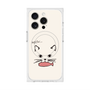 プレミアムスクエアケース with MagSafe［ 食いしん坊なねこ - White ］