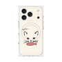 プレミアムスクエアケース with MagSafe［ 食いしん坊なねこ - White ］