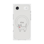 プレミアムスクエアケース with MagSafe［ 蝶ネクタイねこ - White ］