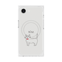 プレミアムスクエアケース with MagSafe［ 蝶ネクタイねこ - White ］