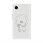 プレミアムスクエアケース with MagSafe［ 蝶ネクタイねこ - White ］