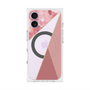 プレミアムスクエアケース with MagSafe［ マーブルトライアングルパレット - Pink ］