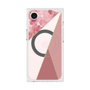 プレミアムスクエアケース with MagSafe［ マーブルトライアングルパレット - Pink ］