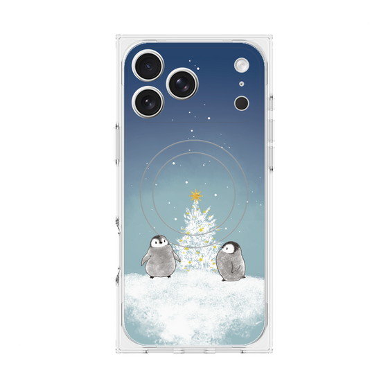 プレミアムスクエアケース with MagSafe［ 静かなペンギンの夜 ］