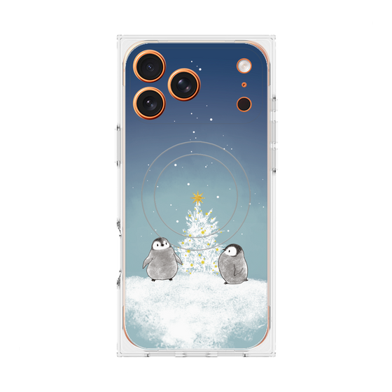 プレミアムスクエアケース with MagSafe［ 静かなペンギンの夜 ］