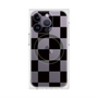 プレミアムスクエアケース with MagSafe［ 市松模様 - Black ］
