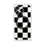 プレミアムスクエアケース with MagSafe［ 市松模様 - Black ］