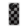 プレミアムスクエアケース with MagSafe［ 市松模様 - Black ］