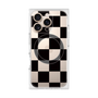プレミアムスクエアケース with MagSafe［ 市松模様 - Black ］