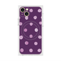 プレミアムスクエアケース with MagSafe［ 水彩ドット・レトロカラー - Purple ］