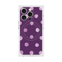 プレミアムスクエアケース with MagSafe［ 水彩ドット・レトロカラー - Purple ］