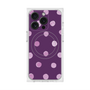 プレミアムスクエアケース with MagSafe［ 水彩ドット・レトロカラー - Purple ］