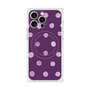 プレミアムスクエアケース with MagSafe［ 水彩ドット・レトロカラー - Purple ］