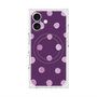 プレミアムスクエアケース with MagSafe［ 水彩ドット・レトロカラー - Purple ］