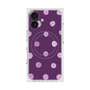 プレミアムスクエアケース with MagSafe［ 水彩ドット・レトロカラー - Purple ］