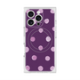 プレミアムスクエアケース with MagSafe［ 水彩ドット・レトロカラー - Purple ］