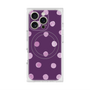 プレミアムスクエアケース with MagSafe［ 水彩ドット・レトロカラー - Purple ］