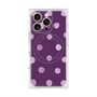 プレミアムスクエアケース with MagSafe［ 水彩ドット・レトロカラー - Purple ］