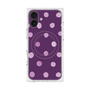 プレミアムスクエアケース with MagSafe［ 水彩ドット・レトロカラー - Purple ］