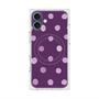 プレミアムスクエアケース with MagSafe［ 水彩ドット・レトロカラー - Purple ］
