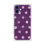 プレミアムスクエアケース with MagSafe［ 水彩ドット・レトロカラー - Purple ］