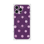プレミアムスクエアケース with MagSafe［ 水彩ドット・レトロカラー - Purple ］