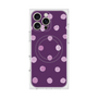 プレミアムスクエアケース with MagSafe［ 水彩ドット・レトロカラー - Purple ］