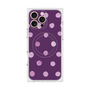 プレミアムスクエアケース with MagSafe［ 水彩ドット・レトロカラー - Purple ］