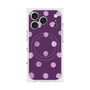 プレミアムスクエアケース with MagSafe［ 水彩ドット・レトロカラー - Purple ］