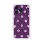 プレミアムスクエアケース with MagSafe［ 水彩ドット・レトロカラー - Purple ］