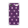 プレミアムスクエアケース with MagSafe［ 水彩ドット・レトロカラー - Purple ］