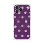 プレミアムスクエアケース with MagSafe［ 水彩ドット・レトロカラー - Purple ］
