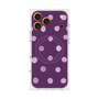 プレミアムスクエアケース with MagSafe［ 水彩ドット・レトロカラー - Purple ］