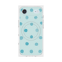 プレミアムスクエアケース with MagSafe［ 水彩ドット・レトロカラー - Light Blue ］