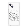 プレミアムスクエアケース with MagSafe［ Coexist No.2 - White ］