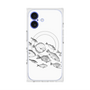 プレミアムスクエアケース with MagSafe［ Coexist No.2 - White ］