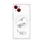 プレミアムスクエアケース with MagSafe［ Dinosaurs No.1 - White ］